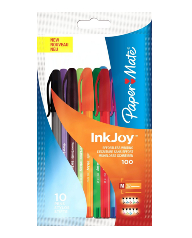 papermate-inkjoy-assorted-colours-bag-of-10