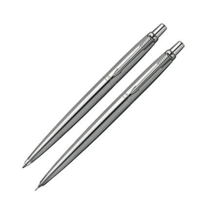 parker-jotter-stainless-stell-clutch-pencil-ballpoint-pen-set