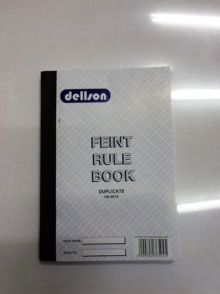 dellson-a5-feint-rule-book-duplicate