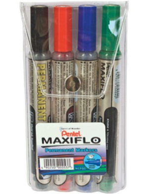 pentel-maxiflo-permanent-marker-wallet-4s