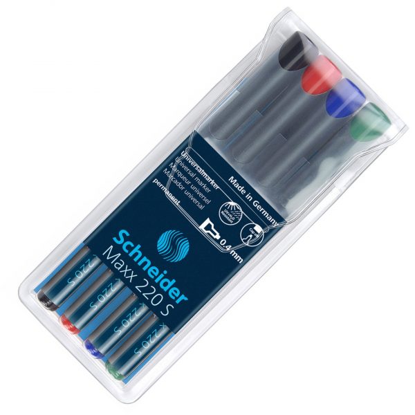 schneider-maxx-220-s-permanent-universal-marker-wallet-of-4s