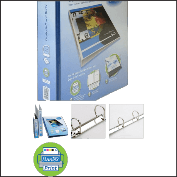 BANTEX 1285 CREATE COVER RINGBINDER - Stationers
