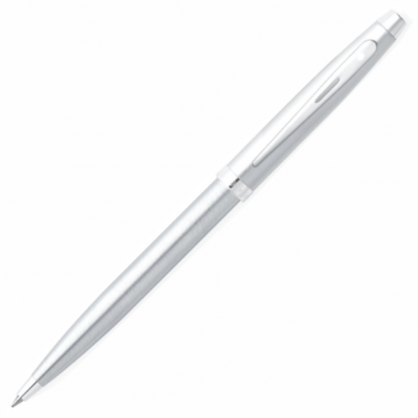 sheaffer-100-ballpoint-brushed-chrome-nickel-trim